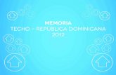 Memoria TECHO - República Dominicana 2012