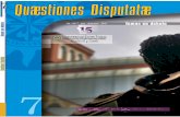 Revista Quaestiones Disputatae Nº 7, Julio - Diciembre 2010
