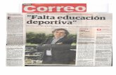 Diario Correo   ■  Entrevista con Prof. Pierre Lanfranchi  [11.04.2014]