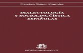 Gimeno Menéndez. Dialectología y sociolinguística española