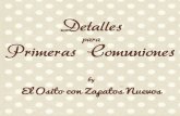 CATÁLOGO DE DETALLES PRIMERAS COMUNIONES