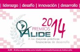 Premios ALIDE 2014 - Bases