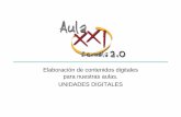 Unidades digitales para escuela 2.0 por Antonia Pérez Nadal y Maite Donato Pujalte