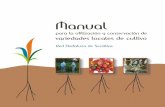 Manual para la utilización y conservación de variedades locales de cultivo