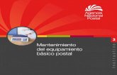 Mantenimiento del equipamiento básico postal-VERSIÓN 2