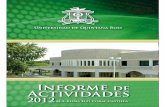 Informe de Actividades 2012. Universidad de Quintana Roo. UQROO 2012
