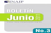 Boletín INAIP- Junio No.3