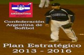 Plan Estrategico Softbol Argentina 2013 - 2016