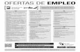 Ofertas de empleo: Semana  29 al 5 de julio 2014
