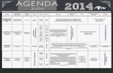 Agenda Cultural Julio 2014, Teatro Nacional