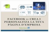 Facebook: Crea i personalitza la teva pàgina d'Empresa