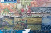 Boletín de Precios Departamentales de Productos Agropecuarios en Guatemala Junio 2014
