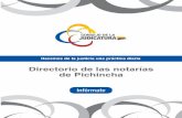 Directorio de Notarías de Pichincha