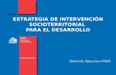 Estrategia de intervención socioterritorial para el Desarrollo
