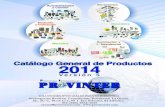 PROVINTER El Salvador - Catálogo de productos 2014