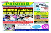Diario Primicia Huancayo 01/08/14