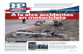 Hojas Políticas no. 186 :: A la alza accidentes en motocicleta