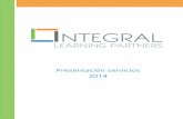 Presentación servicios INTEGRAL LEARNING PARTNERS 2014