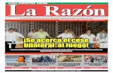 Diario La Razón viernes 22 de agosto