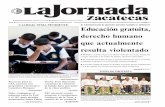La Jornada Zacatecas, lunes 25 de agosto del 2014