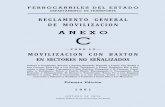 F.F.C.C del E. - Reglamento General de Movilización - Anexo "C" (1961)
