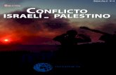 Boletín Conflicto Israelí - Palestino.