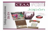 Catalogo de publicaciones Japón 2006 2014 CEAA COLMEX