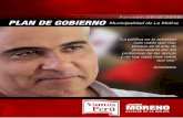 Plan de Gobierno Javier Moreno - Candidato Alcaldía de La Molina 2015 - 2018