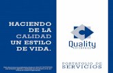 Portafolio de Servicios - QUALITY ENTEPRISE