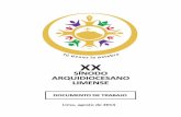 Documento de trabajo - XX Sinodo Arquidiocesano Limense