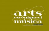 Programa Temporada Arts Escèniques i Música setembre - desembre'14