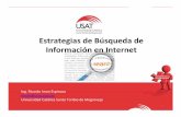 Charla01: Estrategias de Búsqueda de Información en Internet