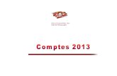 Comptes 2013