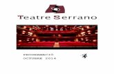 Programació octubre Teatre Serrano Gandia