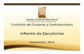 Estadísticas Comisión Licitaciones JCE