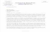 Carta del Congreso a nuestro Taller