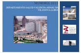 Memoria 2013. Departamento Valencia- Arnau de Vilanova- Llíria