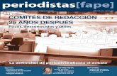 Revistas FAPE "Periodistas": Comités de redacción 25 años después