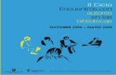 II Ciclo de Encuentros con Autores en Bibliotecas. Octubre 2014-Mayo 2015. Málaga