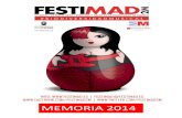 FESTIMAD 2M 2014 MEMORIA - FOTOS - PRENSA