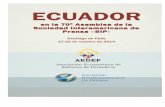 Ecuador en la SIP-Chile