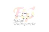 Bases Festival Teatropuerto 2015