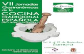 Zamora en las VII Jornadas de la Cocina Tradicional Española