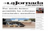 La Jornada Zacatecas, miércoles 5 de noviembre dl 2014