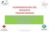 Dr. Juan cubillos humanizacion del paciente transfundido