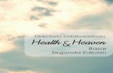 Directorio Colaboradores Segunda Edición Health&Heaven Bazar