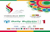 Bulletin No 1 XXII Central American and Caribbean Games Veracruz 2014