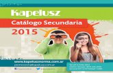 Catálogo Secundaria Kapelusz 2015