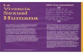 LA VIVENCIA SEXUAL HUMANA  |  HOJA INFORMATIVA 2003