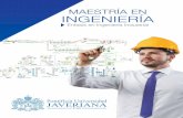 Maestría en ingeniería énfasis en ingeniería industrial
